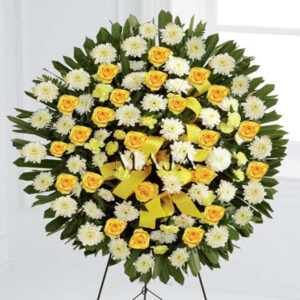 Corona flores naturales