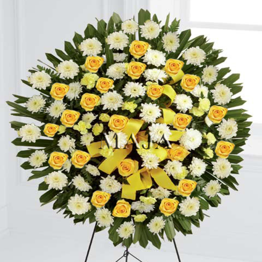 Corona flores naturales