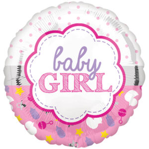 Globo metalizado Baby Girl