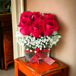 Cubo 6 Rosas