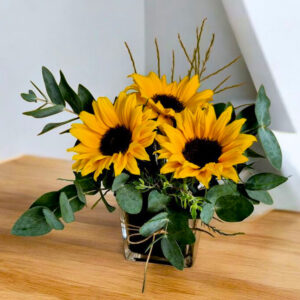 Cubo 3 Girasoles